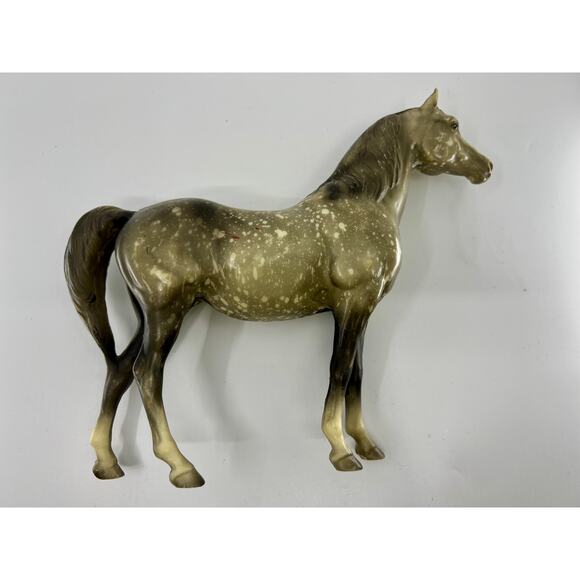 Breyer Traditional Horse PROUD ARABIAN MARE 213 Dapple Grey - Picture 5 of 6
